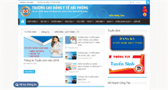Desktop Screenshot of cdythaiphong.edu.vn