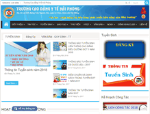 Tablet Screenshot of cdythaiphong.edu.vn